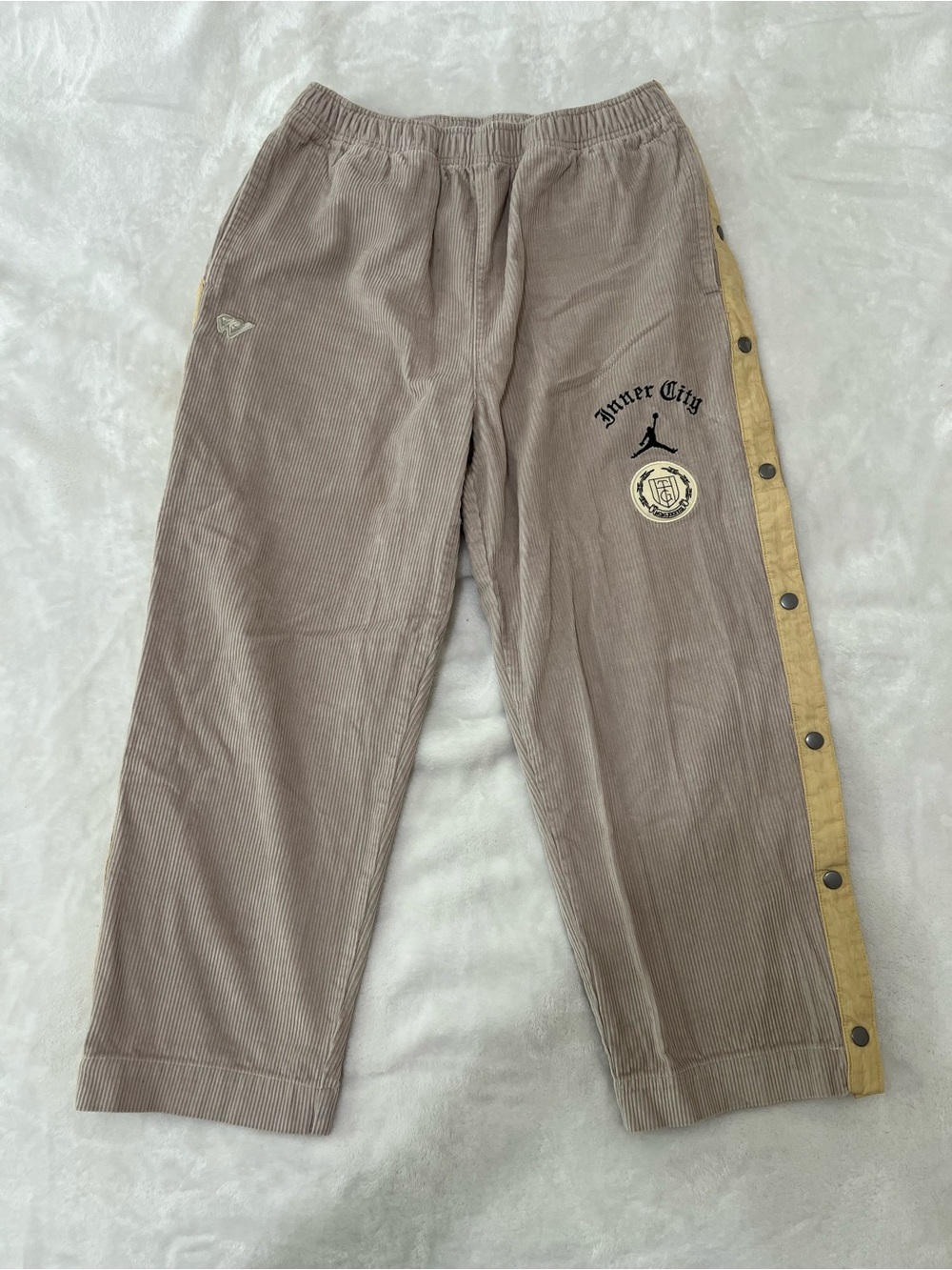 Jordan x Russell Westbrook Honor The Gift Inner City Corduroy Snap Pants Size L